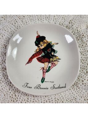Brownie Downing Ceramics Frae Bonnie Scotland Dish J.H. Weatherby & Sons